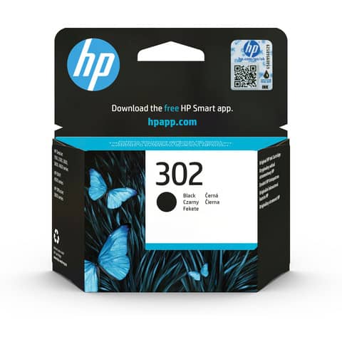 Cartuccia inkjet 302 HP nero  F6U66AE